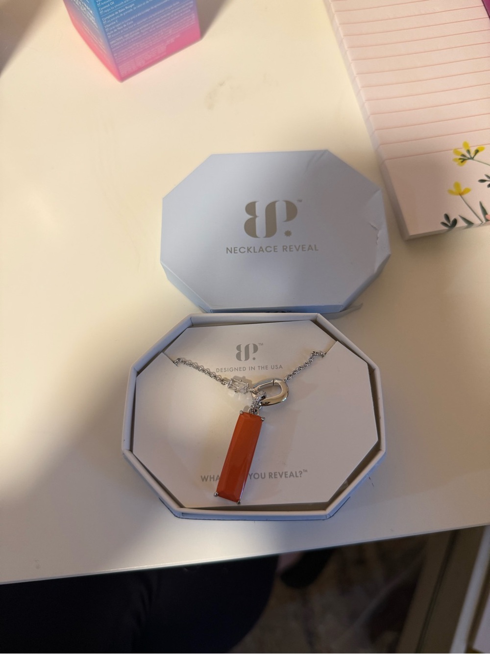 Bomb party Orange Pendant Necklace - Necklace Reveal